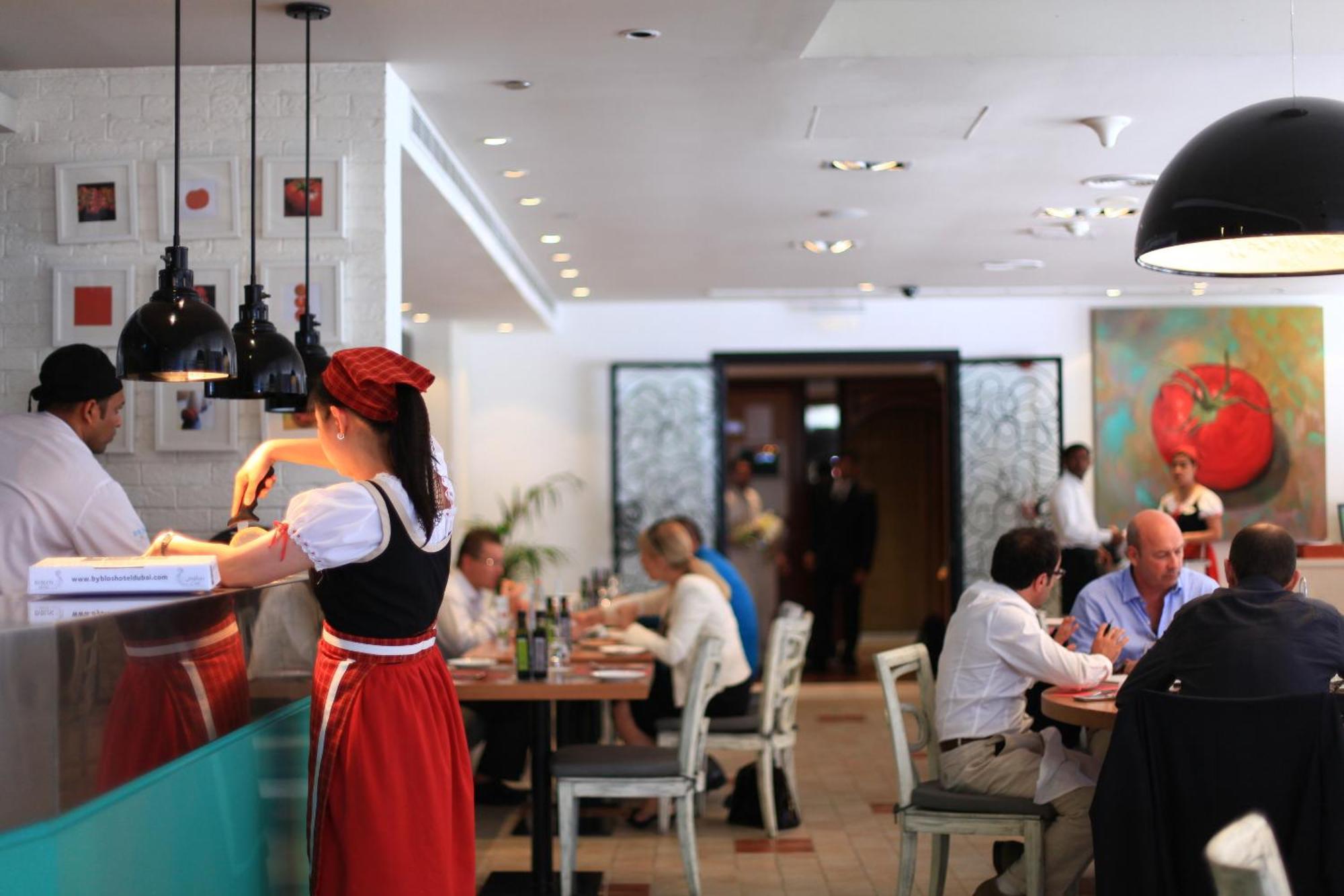 Social Hotel Dubaj Restaurace fotografie